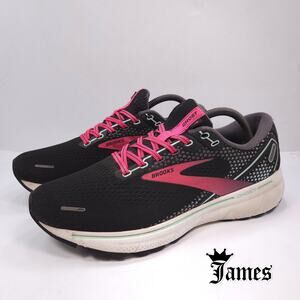 Brooks Ghost 14 Athletic Running Shoe Womens Size 10.5 1203561B013 Black